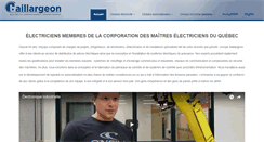 Desktop Screenshot of groupebaillargeon.com